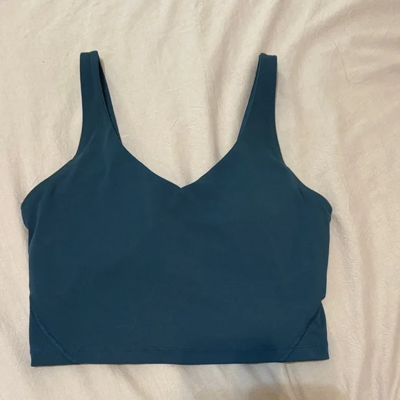 lululemon athletica Blue Crop Top - Picture 2 of 2